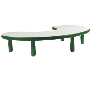 Angeles BaseLine Teacher / Kidney Table – Shamrock Green  with 16″ Legs & FREE SHIPPING - angels-kidney-table-green-360x365.jpg